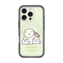 スリムプロテクションプレミアムケース with MagSafe［ もっさりもさお - みんないっしょ - グリーン ］