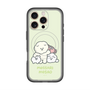 スリムプロテクションプレミアムケース with MagSafe［ もっさりもさお - みんないっしょ - グリーン ］