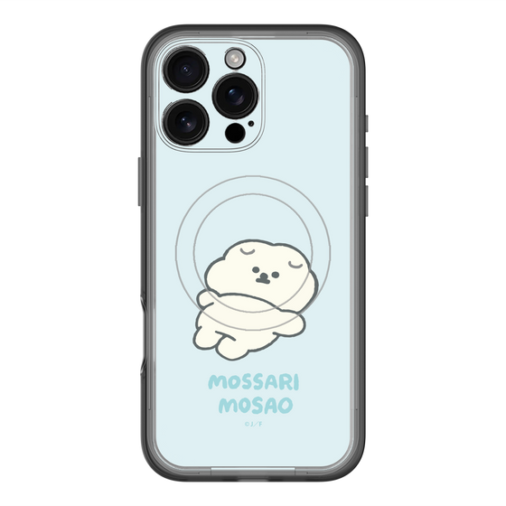 スリムプロテクションプレミアムケース with MagSafe［ もっさりもさお - 今日はもう何もしない ］