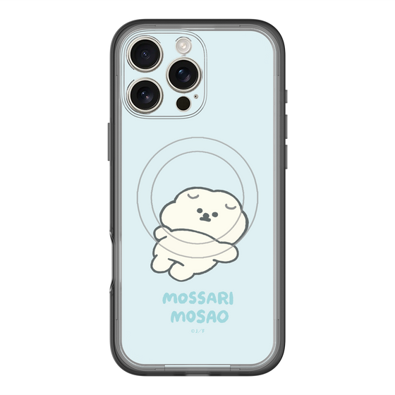 スリムプロテクションプレミアムケース with MagSafe［ もっさりもさお - 今日はもう何もしない ］