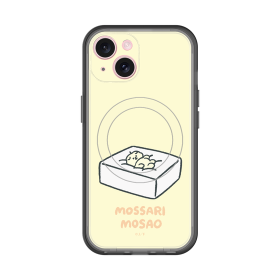 スリムプロテクションプレミアムケース with MagSafe［ もっさりもさお - おとうふマットレス ］