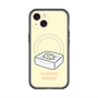 スリムプロテクションプレミアムケース with MagSafe［ もっさりもさお - おとうふマットレス ］