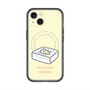 スリムプロテクションプレミアムケース with MagSafe［ もっさりもさお - おとうふマットレス ］