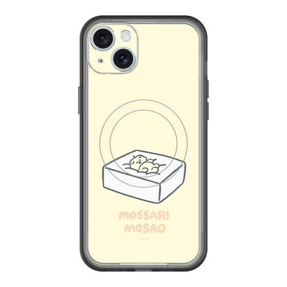 スリムプロテクションプレミアムケース with MagSafe［ もっさりもさお - おとうふマットレス ］