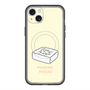 スリムプロテクションプレミアムケース with MagSafe［ もっさりもさお - おとうふマットレス ］
