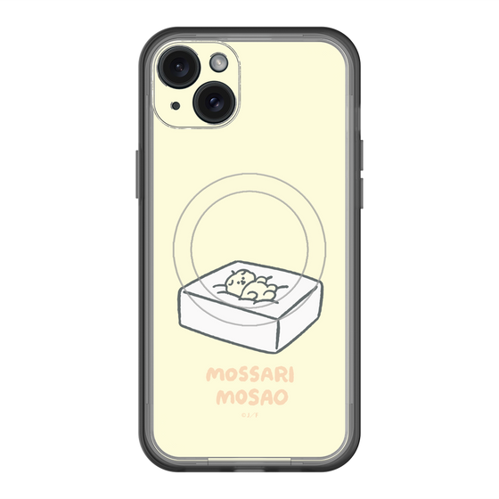 スリムプロテクションプレミアムケース with MagSafe［ もっさりもさお - おとうふマットレス ］