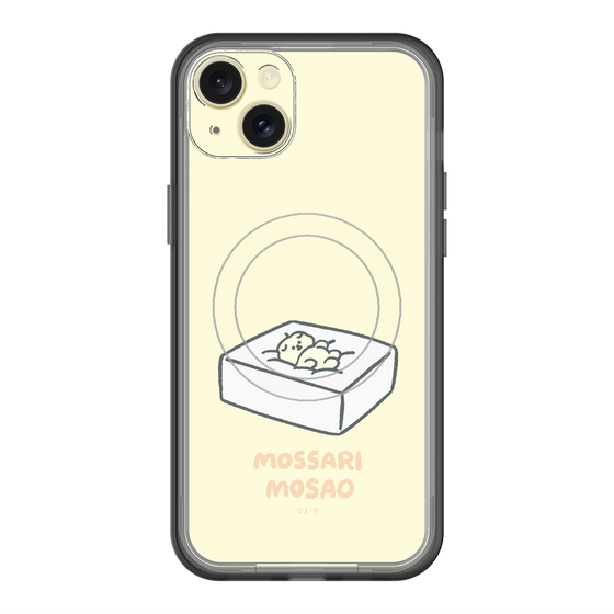 スリムプロテクションプレミアムケース with MagSafe［ もっさりもさお - おとうふマットレス ］