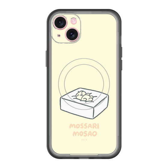 スリムプロテクションプレミアムケース with MagSafe［ もっさりもさお - おとうふマットレス ］