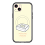 スリムプロテクションプレミアムケース with MagSafe［ もっさりもさお - おとうふマットレス ］