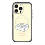 スリムプロテクションプレミアムケース with MagSafe［ もっさりもさお - おとうふマットレス ］