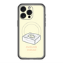 スリムプロテクションプレミアムケース with MagSafe［ もっさりもさお - おとうふマットレス ］