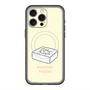 スリムプロテクションプレミアムケース with MagSafe［ もっさりもさお - おとうふマットレス ］