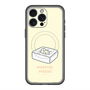 スリムプロテクションプレミアムケース with MagSafe［ もっさりもさお - おとうふマットレス ］