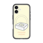 スリムプロテクションプレミアムケース with MagSafe［ もっさりもさお - おとうふマットレス ］