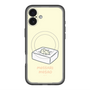 スリムプロテクションプレミアムケース with MagSafe［ もっさりもさお - おとうふマットレス ］