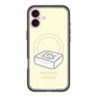スリムプロテクションプレミアムケース with MagSafe［ もっさりもさお - おとうふマットレス ］