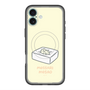 スリムプロテクションプレミアムケース with MagSafe［ もっさりもさお - おとうふマットレス ］