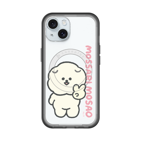 スリムプロテクションプレミアムケース with MagSafe［ もっさりもさお - ピスもさ ］