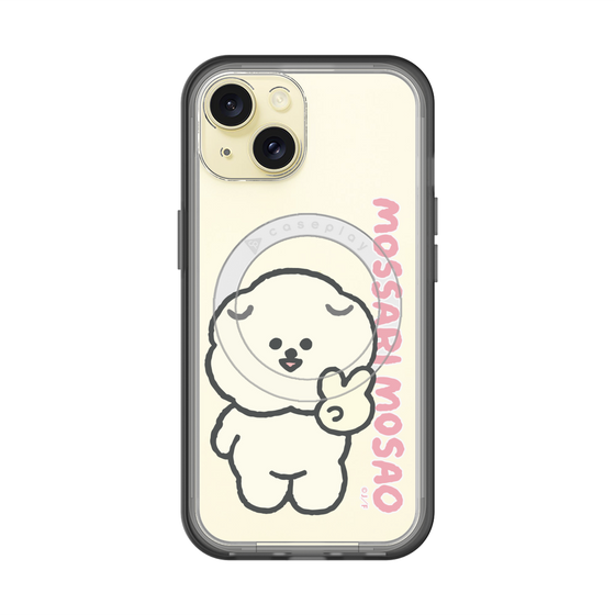 スリムプロテクションプレミアムケース with MagSafe［ もっさりもさお - ピスもさ ］
