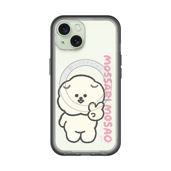 スリムプロテクションプレミアムケース with MagSafe［ もっさりもさお - ピスもさ ］