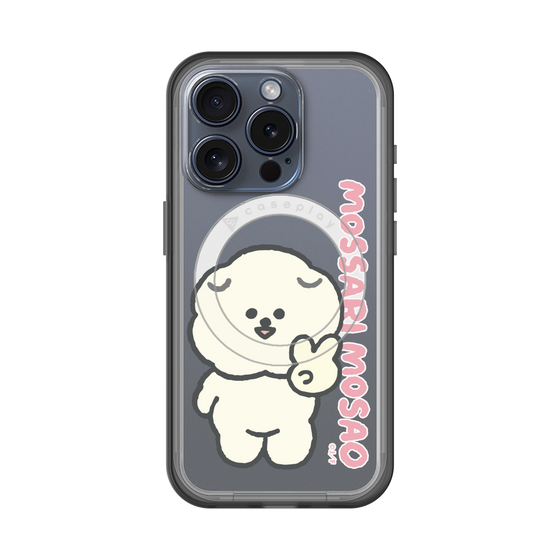 スリムプロテクションプレミアムケース with MagSafe［ もっさりもさお - ピスもさ ］