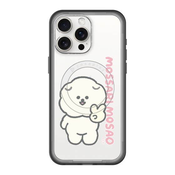 スリムプロテクションプレミアムケース with MagSafe［ もっさりもさお - ピスもさ ］
