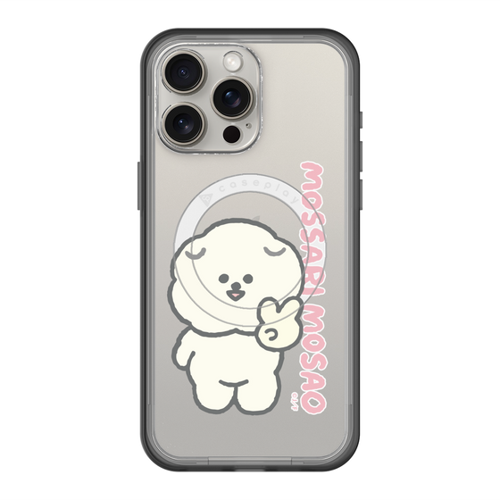スリムプロテクションプレミアムケース with MagSafe［ もっさりもさお - ピスもさ ］