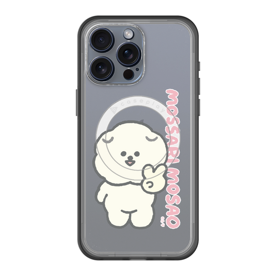 スリムプロテクションプレミアムケース with MagSafe［ もっさりもさお - ピスもさ ］