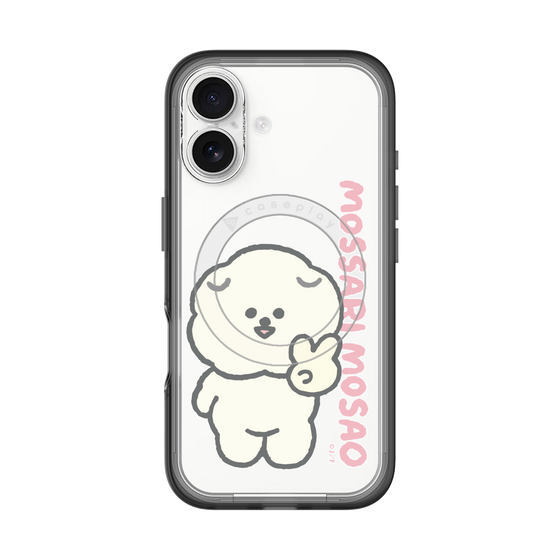 スリムプロテクションプレミアムケース with MagSafe［ もっさりもさお - ピスもさ ］