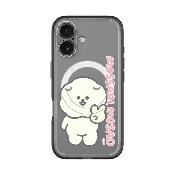 スリムプロテクションプレミアムケース with MagSafe［ もっさりもさお - ピスもさ ］