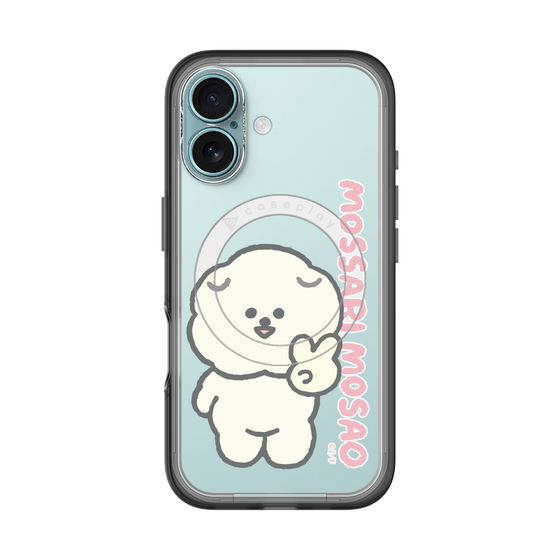 スリムプロテクションプレミアムケース with MagSafe［ もっさりもさお - ピスもさ ］