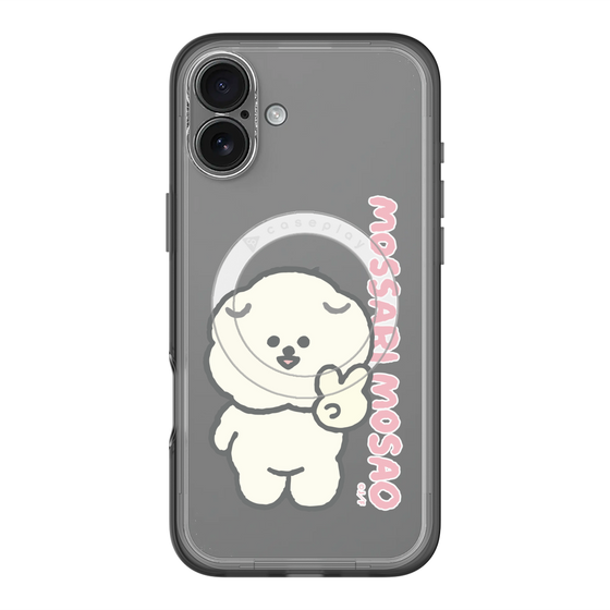 スリムプロテクションプレミアムケース with MagSafe［ もっさりもさお - ピスもさ ］