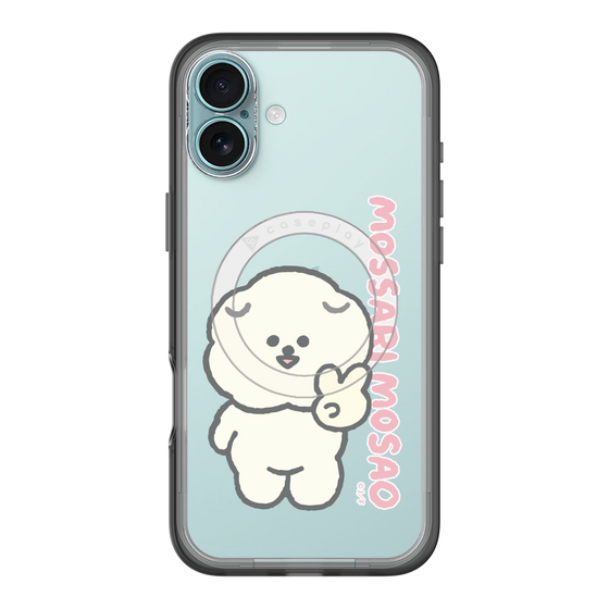 スリムプロテクションプレミアムケース with MagSafe［ もっさりもさお - ピスもさ ］