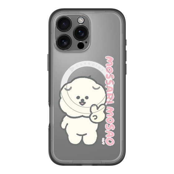 スリムプロテクションプレミアムケース with MagSafe［ もっさりもさお - ピスもさ ］