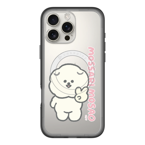 スリムプロテクションプレミアムケース with MagSafe［ もっさりもさお - ピスもさ ］