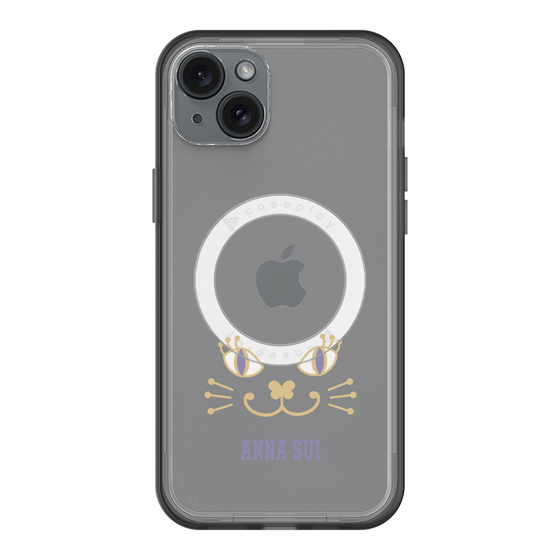 スリムプロテクションプレミアムケース with MagSafe［ ANNA SUI - フェイス - クリア ］