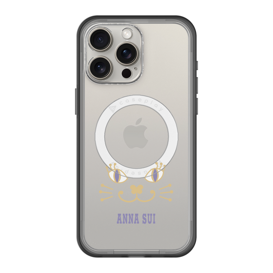 スリムプロテクションプレミアムケース with MagSafe［ ANNA SUI - フェイス - クリア ］