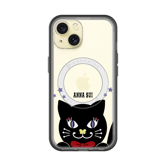スリムプロテクションプレミアムケース with MagSafe［ ANNA SUI - TITIとスター - クリア ］