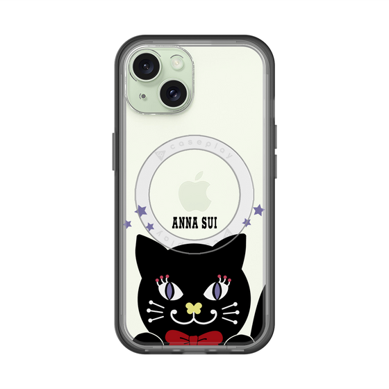 スリムプロテクションプレミアムケース with MagSafe［ ANNA SUI - TITIとスター - クリア ］