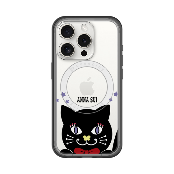 スリムプロテクションプレミアムケース with MagSafe［ ANNA SUI - TITIとスター - クリア ］