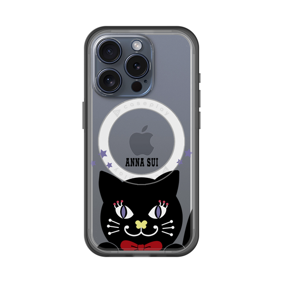 スリムプロテクションプレミアムケース with MagSafe［ ANNA SUI - TITIとスター - クリア ］