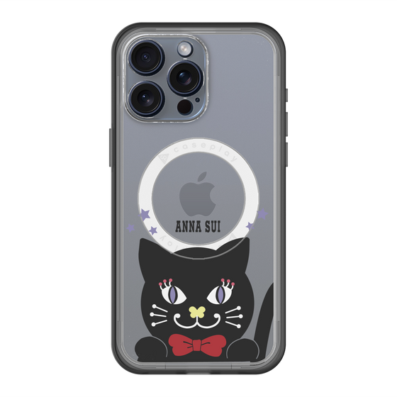 スリムプロテクションプレミアムケース with MagSafe［ ANNA SUI - TITIとスター - クリア ］
