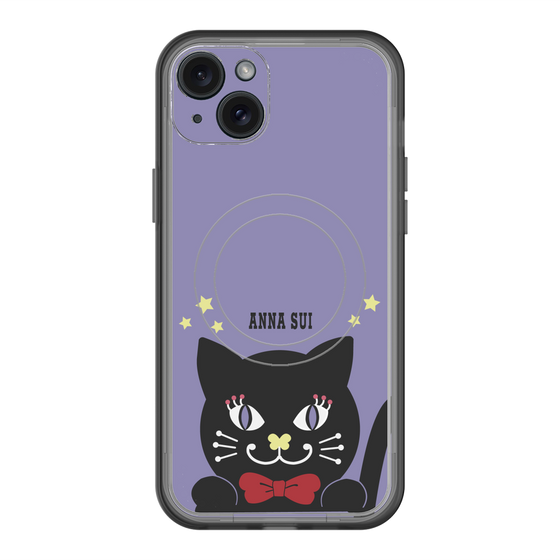 スリムプロテクションプレミアムケース with MagSafe［ ANNA SUI - TITIとスター - パープル ］