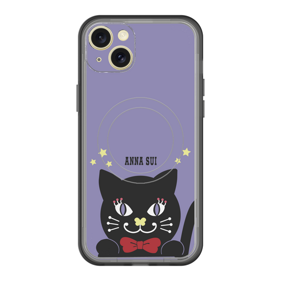 スリムプロテクションプレミアムケース with MagSafe［ ANNA SUI - TITIとスター - パープル ］