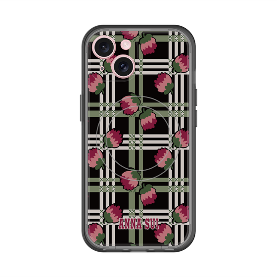 スリムプロテクションプレミアムケース with MagSafe［ ANNA SUI - クローバーフラワー ］