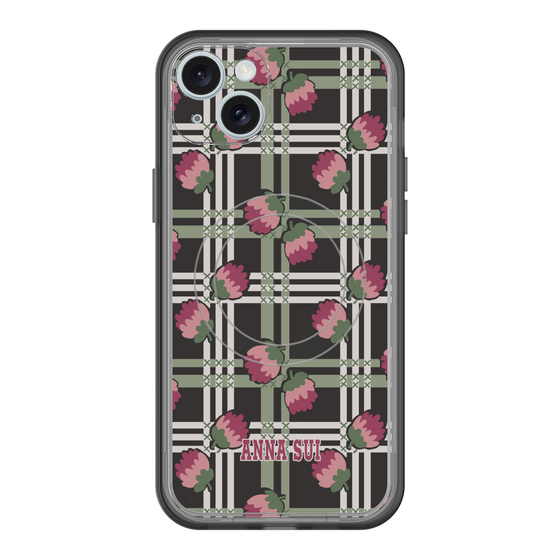 スリムプロテクションプレミアムケース with MagSafe［ ANNA SUI - クローバーフラワー ］