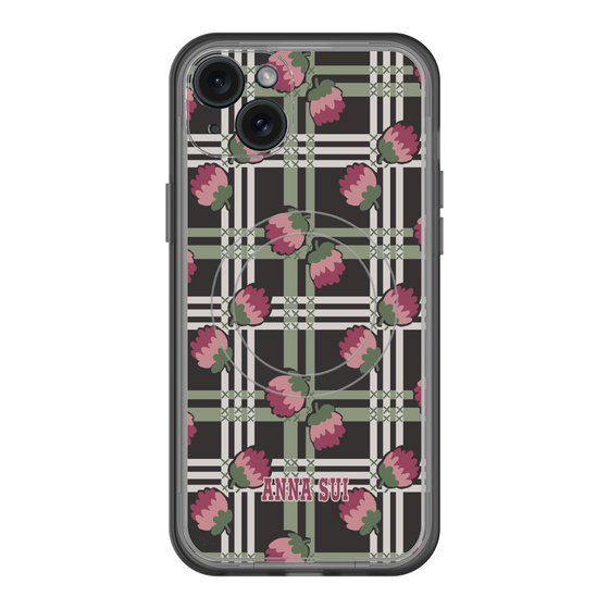 スリムプロテクションプレミアムケース with MagSafe［ ANNA SUI - クローバーフラワー ］
