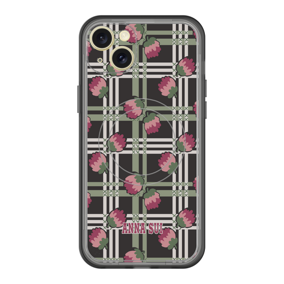 スリムプロテクションプレミアムケース with MagSafe［ ANNA SUI - クローバーフラワー ］