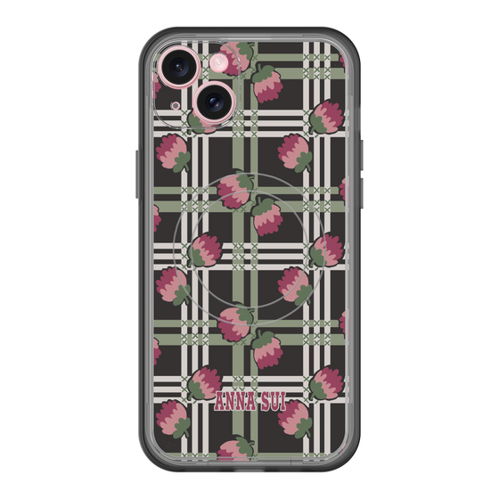 スリムプロテクションプレミアムケース with MagSafe［ ANNA SUI - クローバーフラワー ］