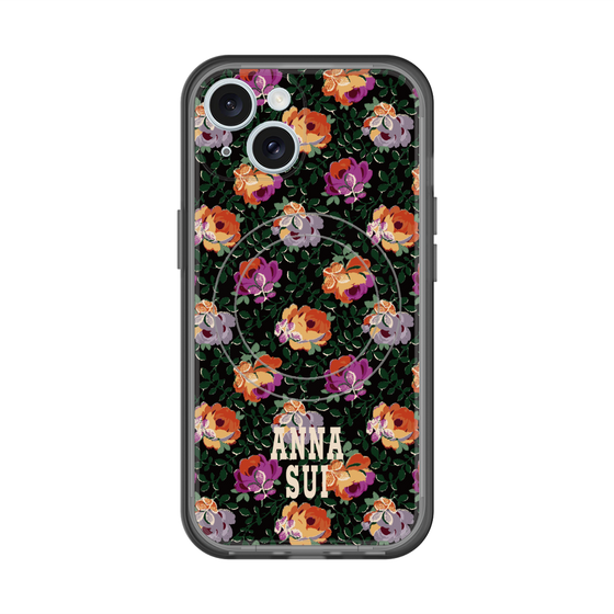 スリムプロテクションプレミアムケース with MagSafe［ ANNA SUI - オンブルローズ ］